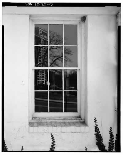 DETAIL OF (SINGLE SASH) WINDOW, WEST-FRONT FACADE - Moncure Building, 1415 North Court House Road, Arlington, Arlington County, VA HABS VA,7-ARL,7-7.tif