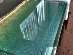 etched-and-cast-glass-countertop-during-installation